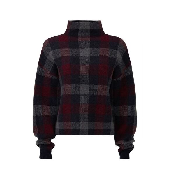 NAADAM Checkered Turtleneck Sweater 🪷 - Picture 3 of 10